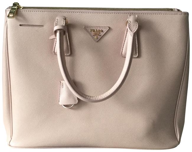 Prada Galleria Bag Large Blush Saffiano Leather Tote