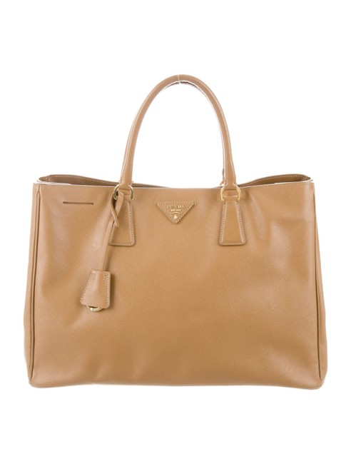 Prada Galleria Lux Large Tan Saffiano Leather Tote