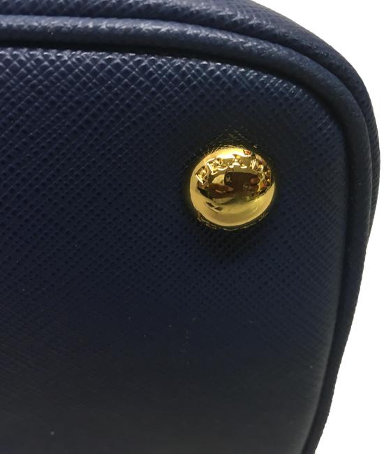 Prada Galleria New Saffiano Bluette Blue Leather Tote