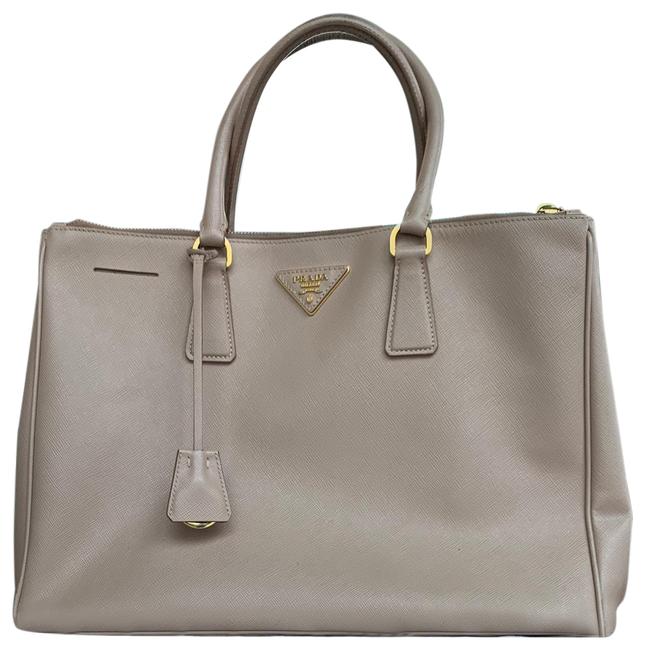 Prada Large Light Pink Saffiano Leather Tote