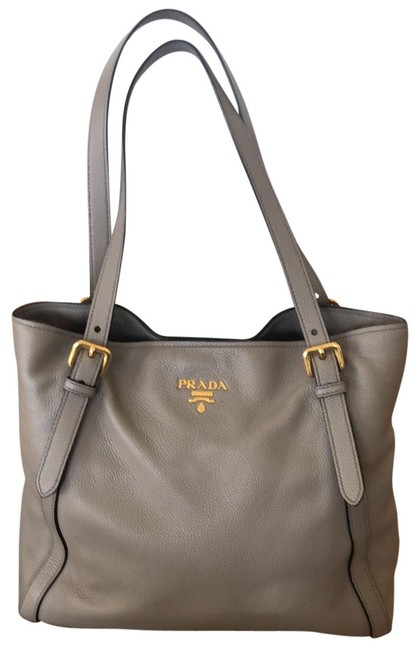 Prada Leather Beige Tote