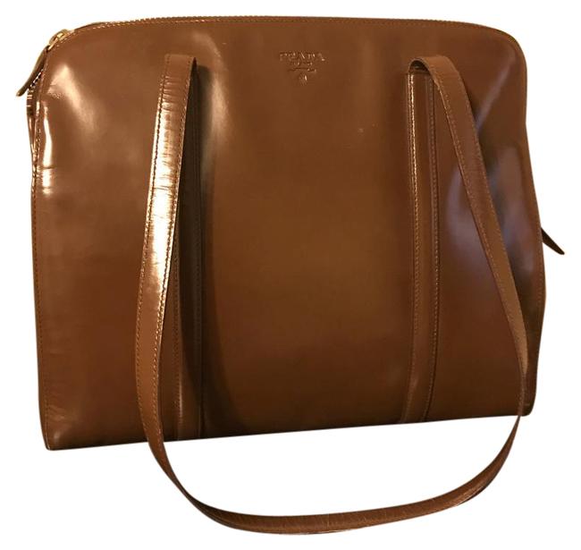 Prada Leather Brown Tote