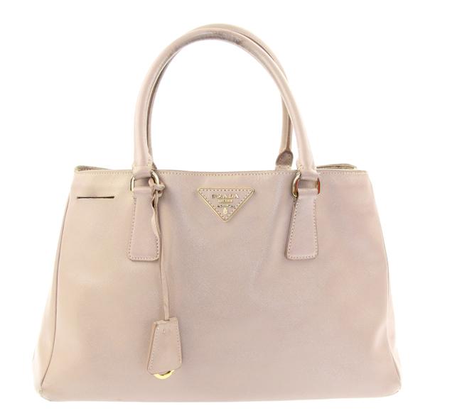 Prada Lux Beige Leather Tote