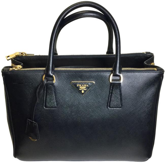 Prada Galleria Lux Black Tote