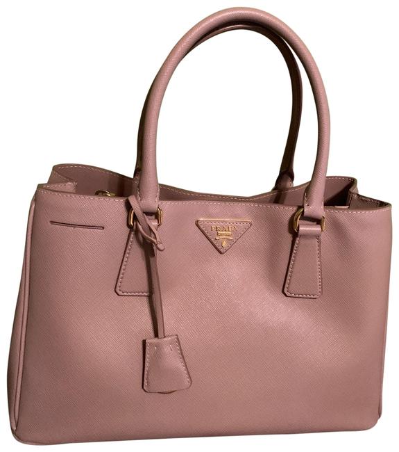 Prada Lux Pink Leather Tote