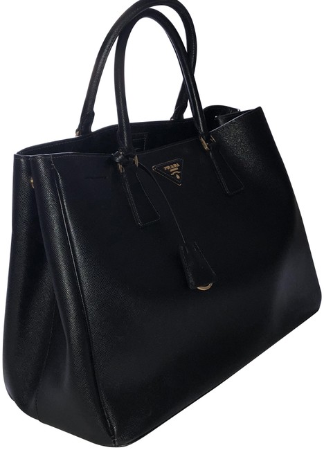 Prada Lux Saffiano 126669 Black Leather Tote