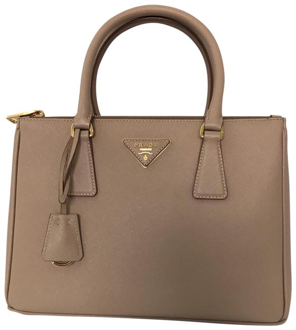 Prada Lux Saffiano 1ba863 Cammeo Leather Tote