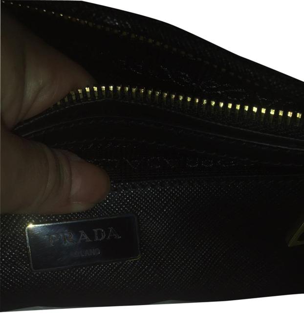 Prada Lux Saffiano Large Black Leather Tote