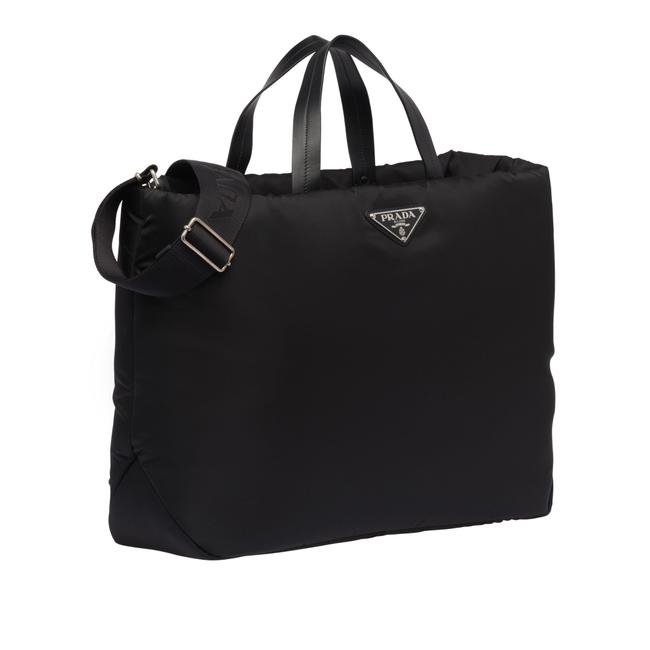 Prada Medium Padded Black Nylon Tote