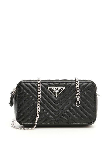 Prada Mini Bag Quilted Nappa Black Tote