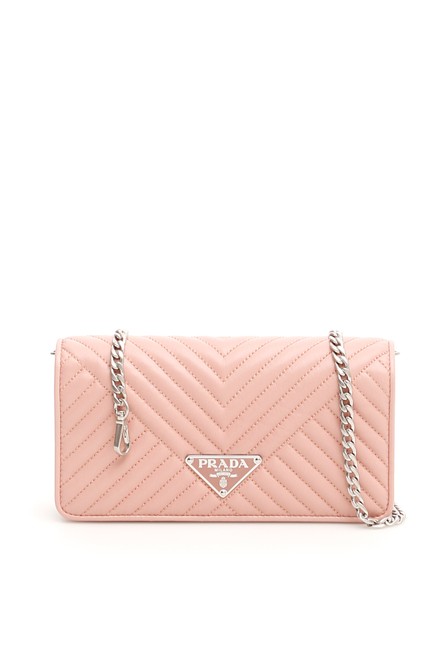 Prada Mini Bag Quilted Nappa Pink Tote
