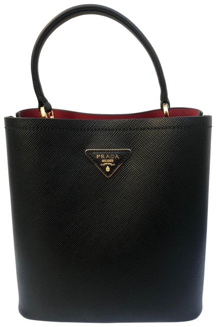 Prada Mini Black Saffiano Leather Tote