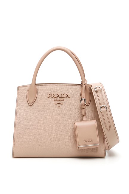 Prada Monochrome Handbag Multicolored Tote