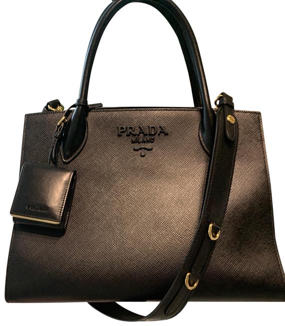 Prada Monochrome Leather Tote