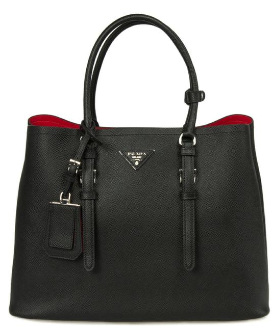 Prada Nero Black Saffiano Leather Tote