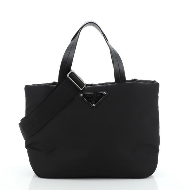 Prada Padded Tessuto Small Black Nylon Tote