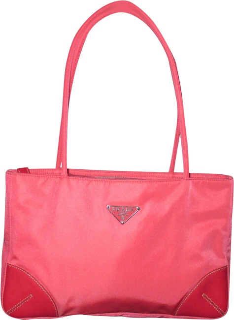 Prada Pink Tessuto Nylon Tote