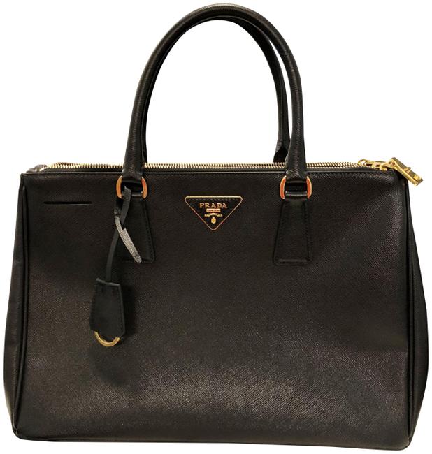 Prada Saffiano Medium Executive Nero Black Leather Tote
