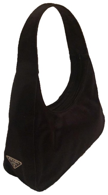 Prada Evening Bag Satin Black Tote