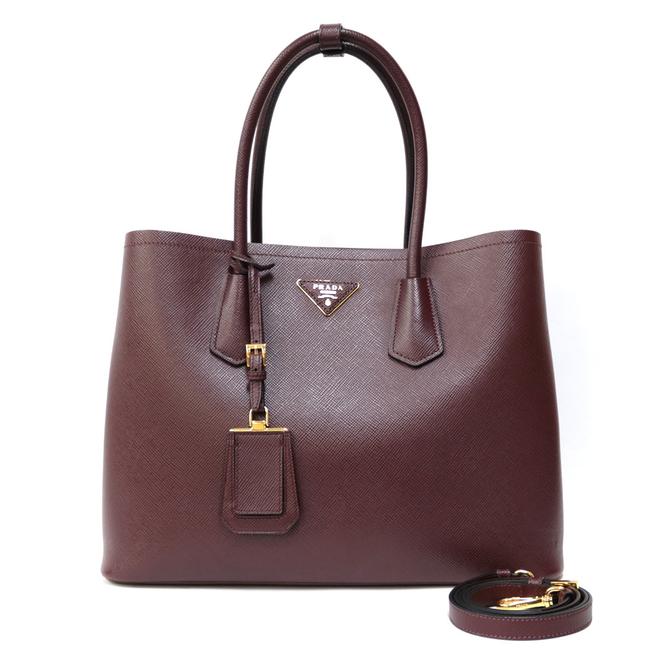 Prada Shoulder Bag Bordeaux  Purple Tote