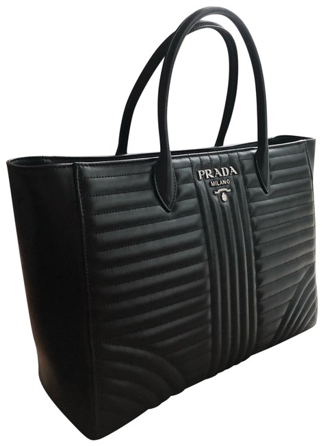 Prada Shoulder Bag Diagramme Leather Tote
