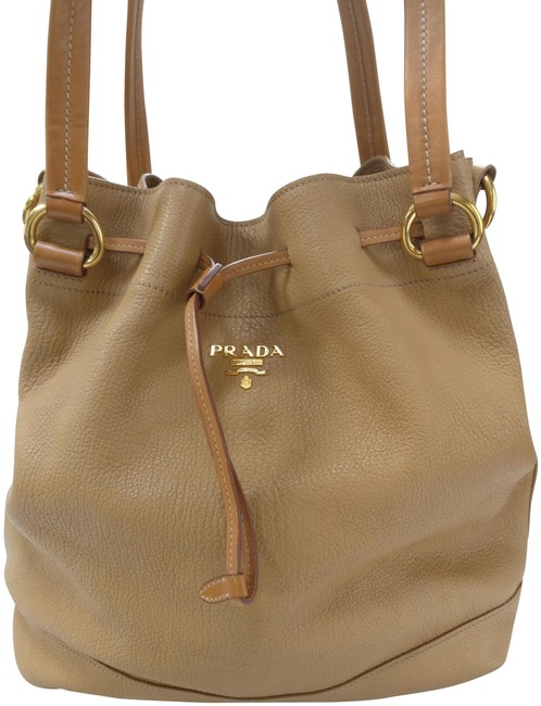 Prada Shoulder Bag Hobo Leather Tote