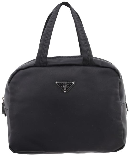 Prada Small Tessuto Black Nylon Tote