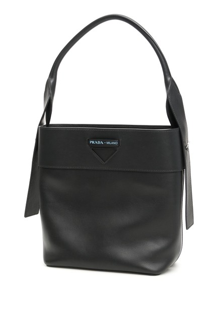 Prada Sn Ouverture Black Leather Tote