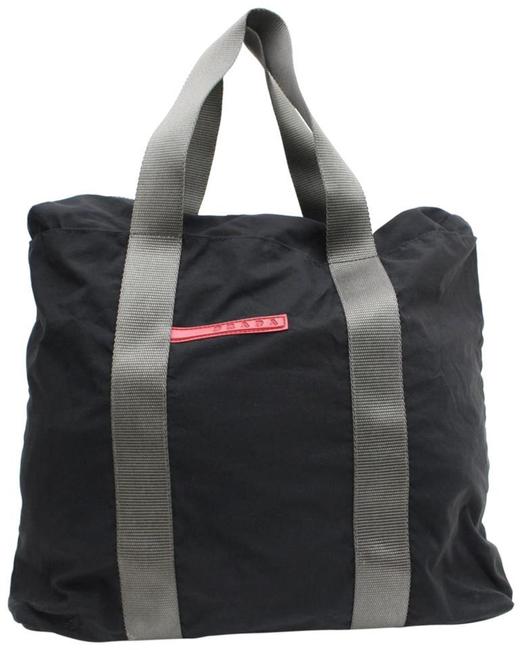 Prada Sports Travel 867955 Black Nylon Tote