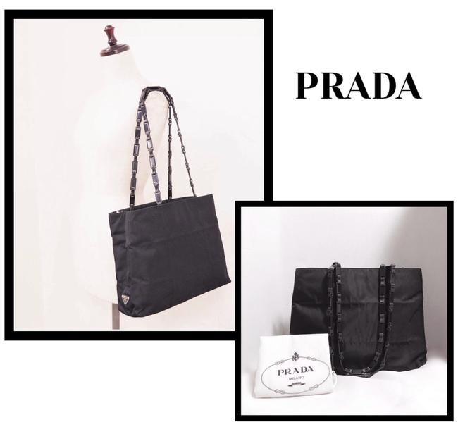 Prada Tessuto Black Nylon Tote