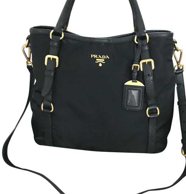 Prada Tessuto Black Tote