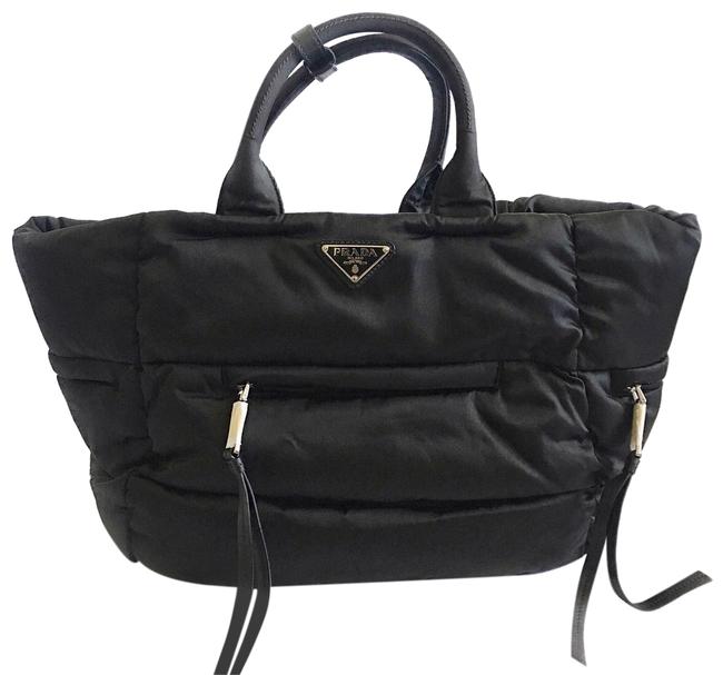 Prada Bag Tessuto Bomber Black Nylon Tote
