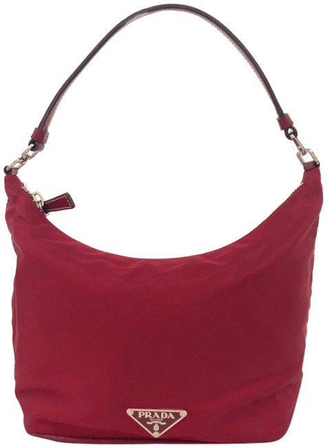 Prada Tessuto Mini Red Nylon Tote