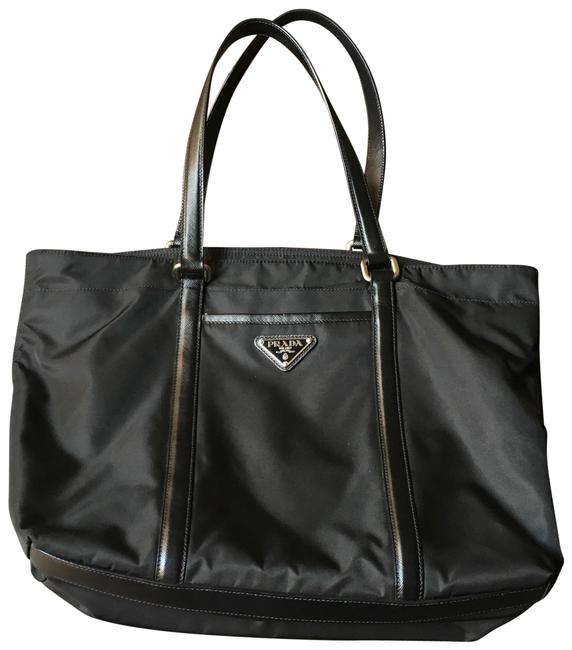Prada Tessuto Nylon and Leather Tote