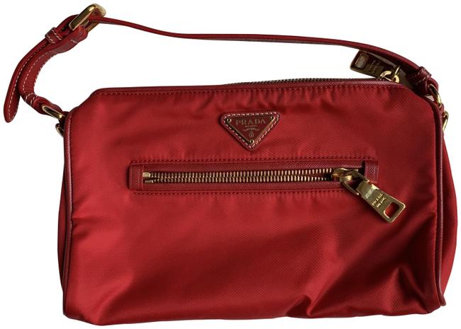 Prada Tessuto Red Tote