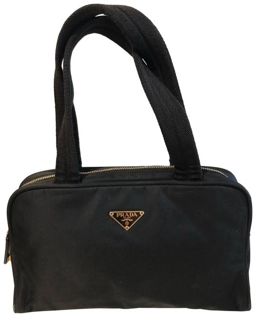 Prada Tessuto Shoulder Black Nylon Tote