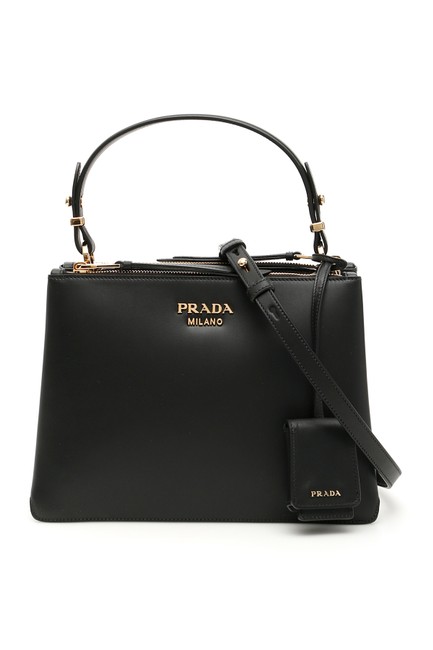 Prada Top Handle Bag Black Tote