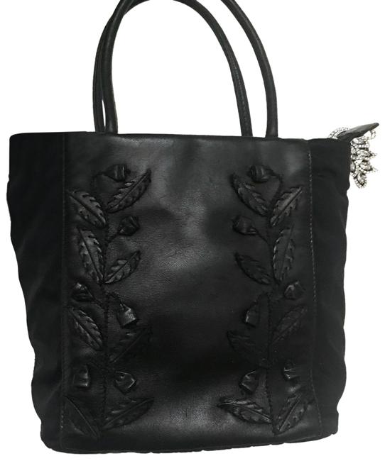 Prada Top Handles Leather Tote