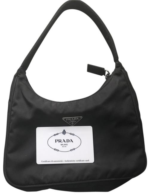 Prada ToteHand Black Neoprene Tote