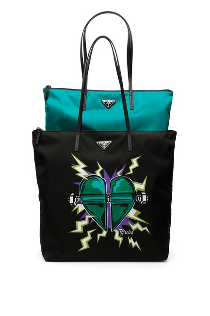 Prada Twin Multicolored Tote