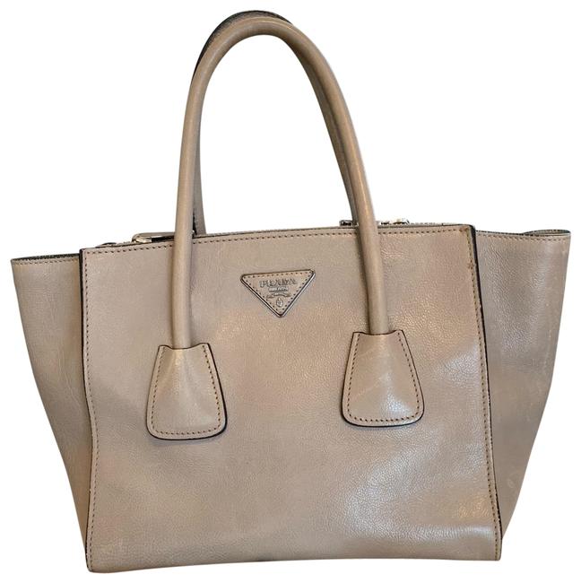 Prada Twin Pocket Glace Calf Tote
