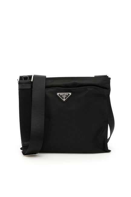 Prada Vela Nylon Black Tote