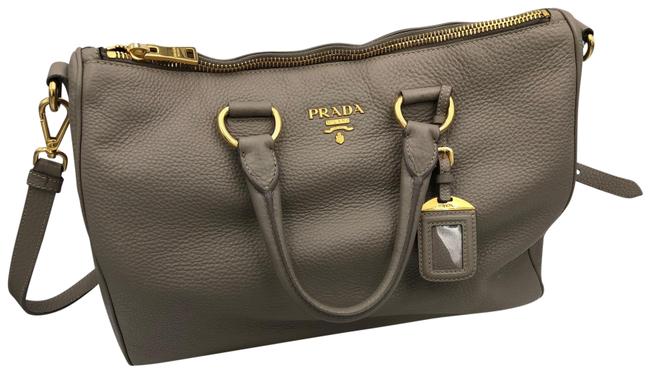 Prada Vitello Daino Natural Leather Tote