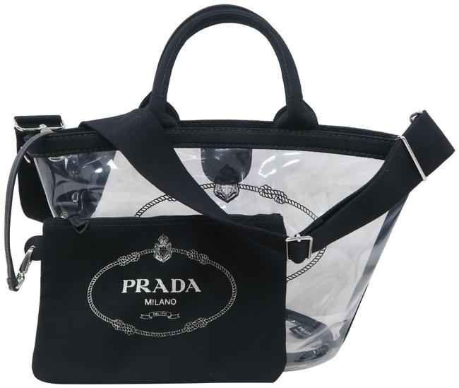 Prada W 2018 Logo WP Clear Pvc Tote