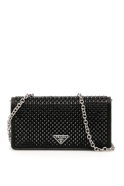 Prada Wallet on Chain Black Tote