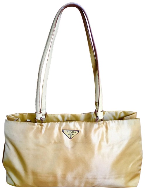 Prada Gold Yellow Tote