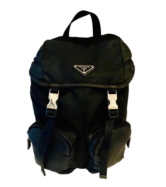 Prada 90s Black Nylon Backpack