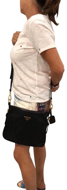Prada Bandoliera Nero Nylon Messenger Bag
