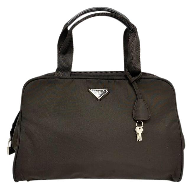 Prada Bowler Brown Baguette