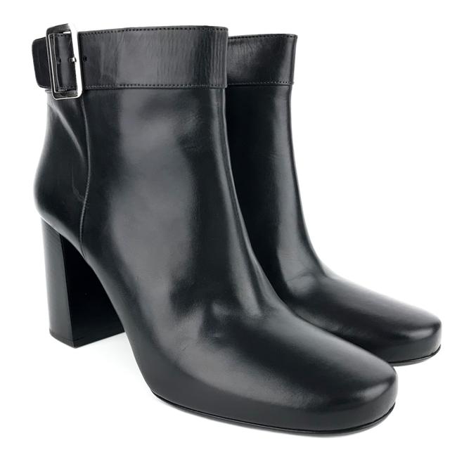 Prada Black Buckle Leather Ankle It159f BootsBooties